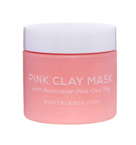 Face and Chest Pink Clay Mask – 75g