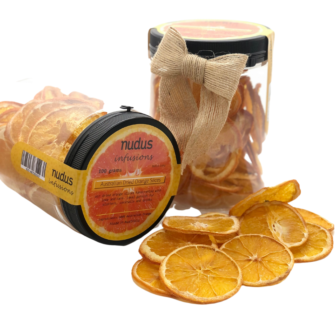 AUSTRALIAN DRIED ORANGE INFUSION SLICES 100G