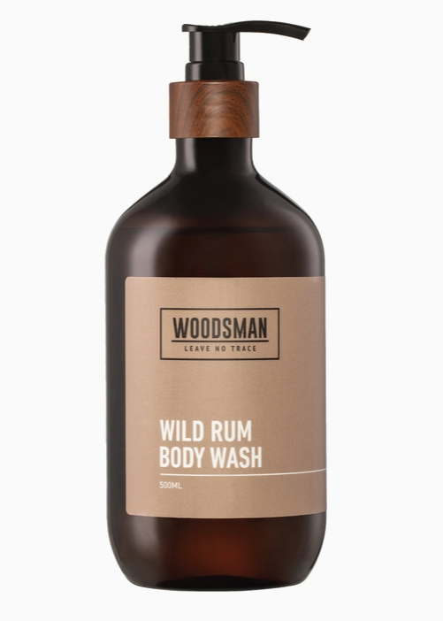 Woodsman Wild Rum Scented Body Wash 500ml