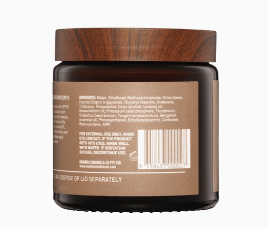 Woodsman Moisturiser with SPF15 120ml