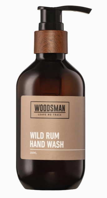 Woodsman Wild Rum Scented Hand Wash 200ml