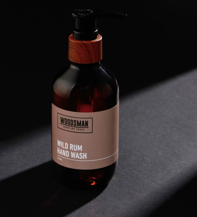 Woodsman Wild Rum Scented Hand Wash 200ml