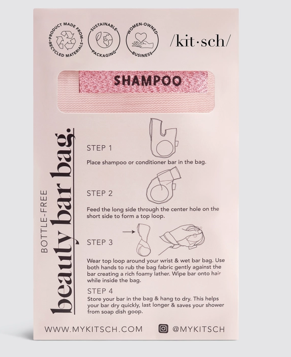 Shampoo Beauty Bar Bag - Blush