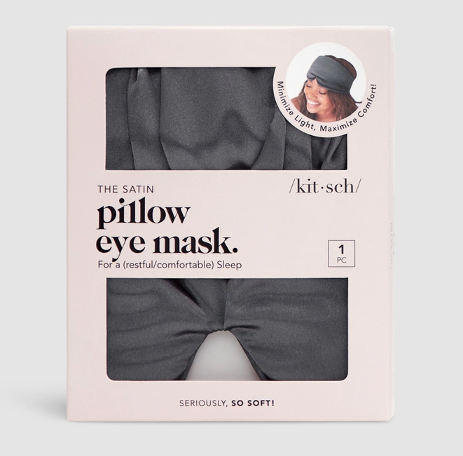 The Pillow Eye Mask - Charcoal