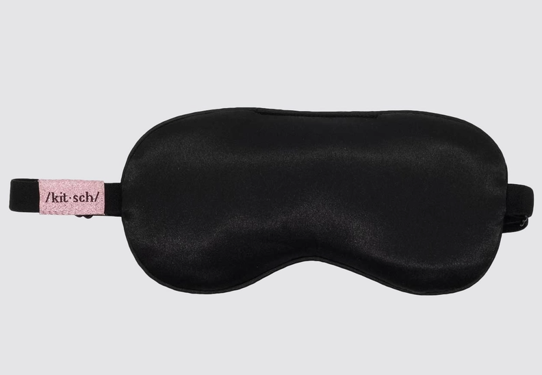 The Lavender Weighted Satin Eye Mask